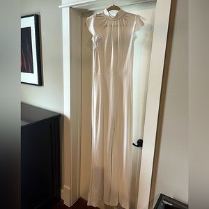 Amanda Uprichard X REVOLVE Davina Jumpsuit in Optic White